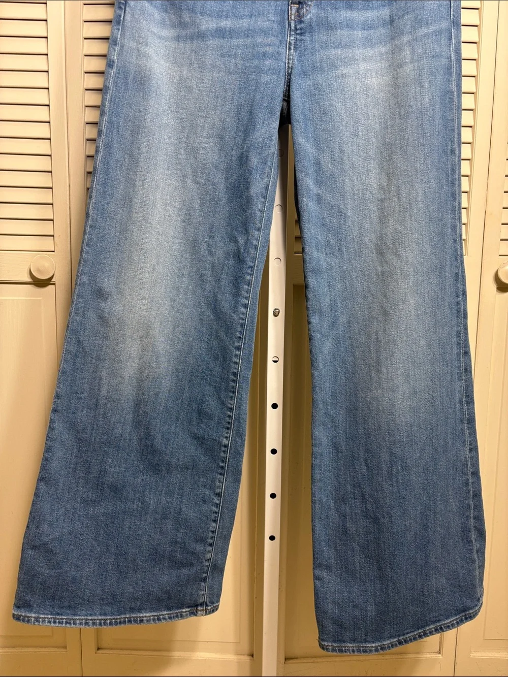 J. Crew Denim Trouser Blue Jean Wide Leg Size 29